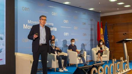 Jorge Acedo durante su intervención en las jornada de transformación de la CEN.