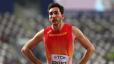 El Mundial de Doha de septiembre de 2019, en la imagen, fue la última competición de Sergio Fernández