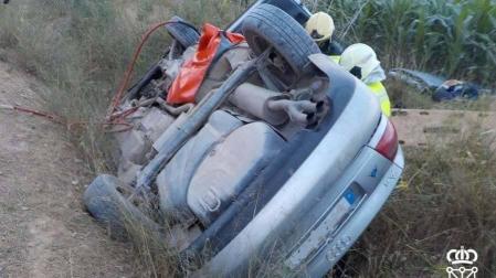 Cuadruplica la tasa de alcohol tras salirse de la vía en Tudela