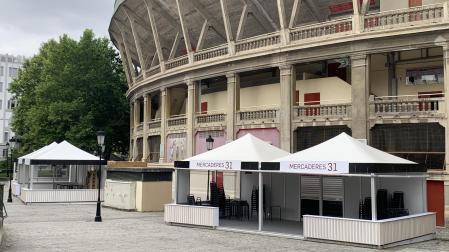 Las dos nuevas terrazas de la plaza de Toros