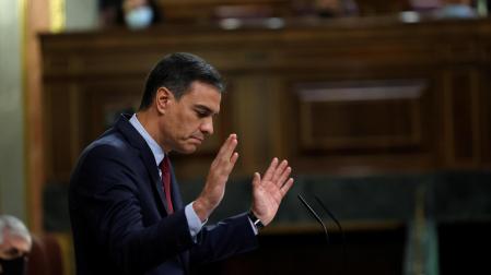 Pedro Sánchez, en el Congreso