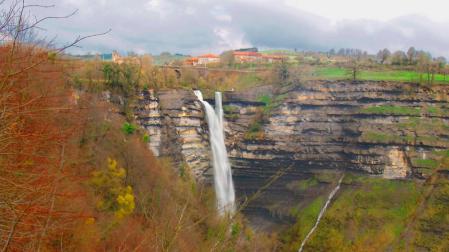 La cascada de Gujuli, en Álava