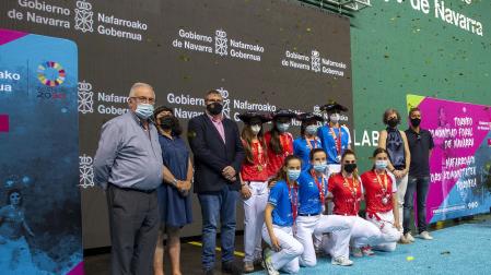 Fotos de las finales del I Torneo Comunidad Foral de Navarra de pelota femenina