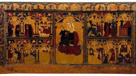 Frontal gótico de Arteta. Museo de Arte de Cataluña de Barcelona