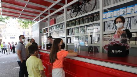 Último día de la tómbola en Pamplona