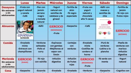 Menú saludable para el verano 1