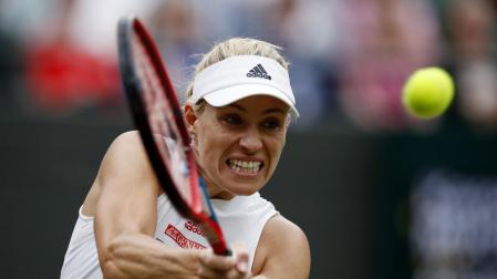 Angelique Kerber, en su partido ante Karolina Muchova