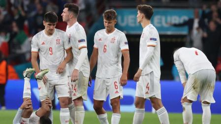Decepción en los jugadores españoles tras ser eliminados