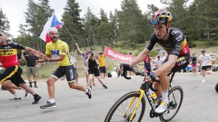 Wout Van Aert durante la undécima etapa