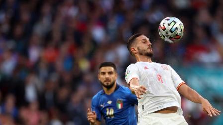 Koke en el duelo ante Italia