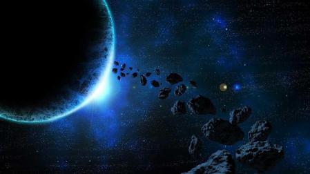 Imagen de recurso de asteroides.