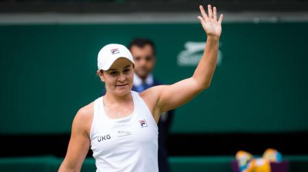 Ashleigh Barty, tras derrotar a Angelique Kerber