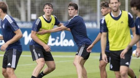 Entrenamiento de Osasuna de pretemporada
