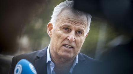 Peter R. de Vries habla con la prensa el pasado septiembre de 2020
