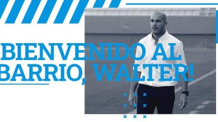 Bienvenida en redes sociales del Cerro a Walter Pandiani
