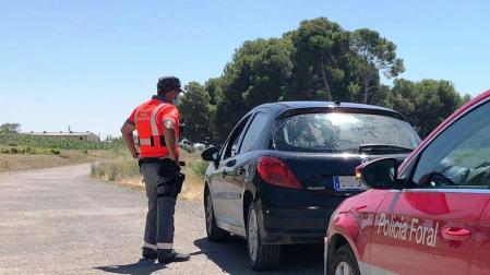 Conductor denunciado en Villafranca.