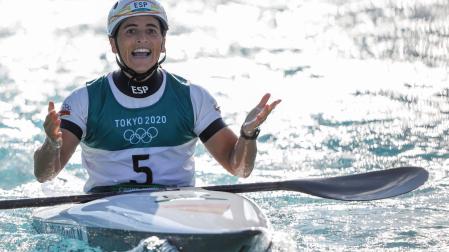 Maialen Chourraut, tras terminar la final