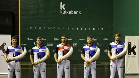 Los cinco pelotaris que intentarán evitar que Javier Urriza se haga con su octavo individual