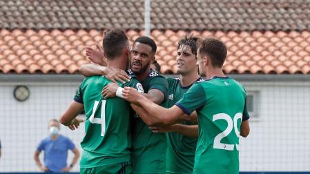 Fotos del amistoso Osasuna-Logroñés disputado en Tajonar
