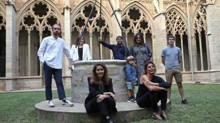 La mayor parte de los premiados acudió ayer a la gala que tuvo lugar en la Catedral de Pamplona: Raül Sánchez Miras, Marina Selene, Manolo Vázquez, Tess Masero, Ilaria Gambarelli, Mariana Barassi e Iker Esteibarlanda