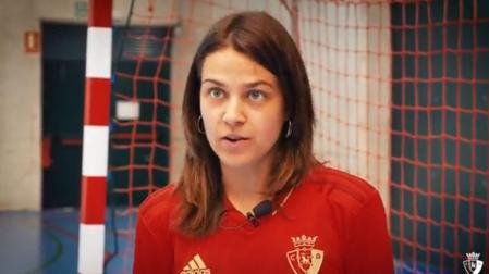 Ana Vidondo,jugadora de Osasuna en la sección de fútbol sala femenino