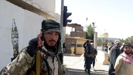 Un combatiente talibán, en Ghazni