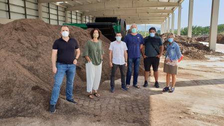 Visita a la planta de compostaje de Arbizu