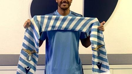 Pedro Rodriguez con sus nuevos colores del S.S.Lazio