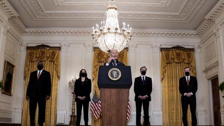 Rueda de prensa de Joe Biden sobre las evacuaciones del personal norteamericano de Afganistán