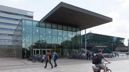 Edificio del campus de la Universidad de Darmstadt