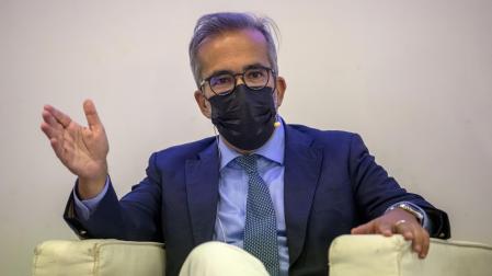 Paulo Rangel, este martes en Pamplona