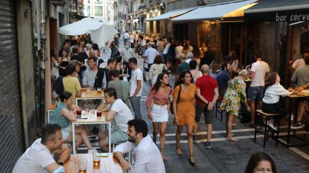 Las calles del Casco Viejo de Pamplona