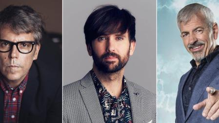 Iván Ferreiro, David Otero y Carlos Sobera