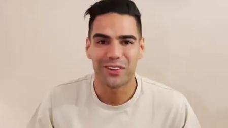 Falcao ha grabado un video para saludar a la afición del Rayo Vallecano