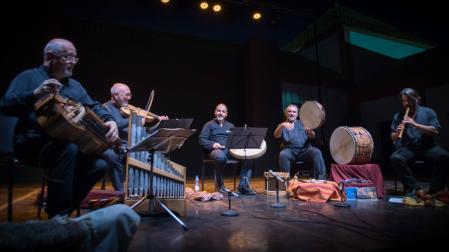 Desde la izquierda, José Manuel Vaquero, César Carazo, Alberto Barea, Álvaro Garrido e Ignacio Gil