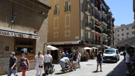 Los contagios marcan el tercer día consecutivo en descenso en Navarra