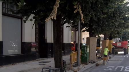 Obras en la avenida San Ignacio
