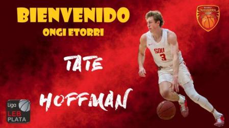 Tate Hoffman se incorpora a la disciplina del Basket Navarra