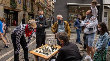 Imagen de una de las partidas celebradas en pasado julio en el recorrido del encierro