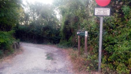 Foto del camino Berroa en Huarte.