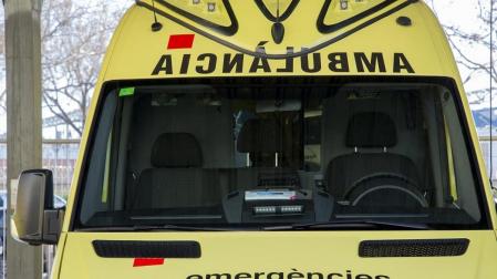 Una ambulancia