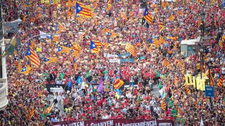 La ANC ha convocado la manifestación de la Diada bajo el lema 'Luchemos y ganemos la independencia'