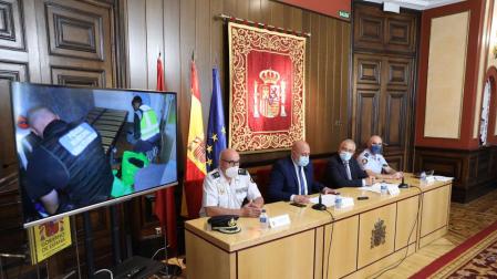 Rueda de prensa con los detalles de la operación
