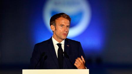 El presidente francés, Emmanuel Macron
