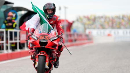 El piloto italiano Francesco Bagnaia (Ducati)