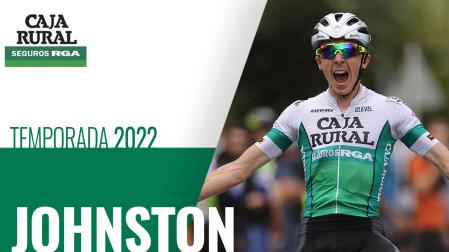 Calum Johnston, en una imagen que ha hecho pública el Caja Rural con el anuncio de su ascenso al equipo profesional.
