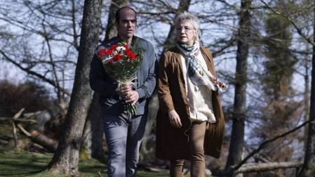 Los actores Luis Tosar y Blanca Portillo, en la película.