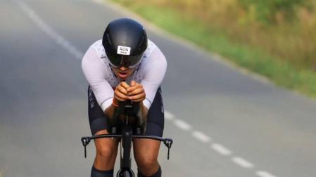Ion Bermejo Yanguas, triatleta de Zizur de 22 años