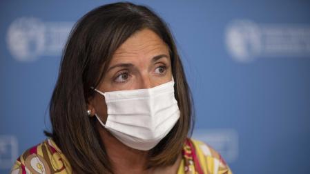 La consejera de Igualdad, Justicia y Políticas Sociales, Beatriz Artolazabal, en una rueda de prensa en Vitoria

MIKEL ARRAZOLA- GOBIERNO VASCO

24/08/2021