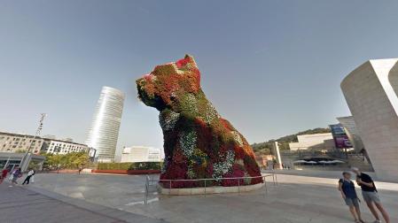 Puppy, en el Museo Guggenheim de Bilbao